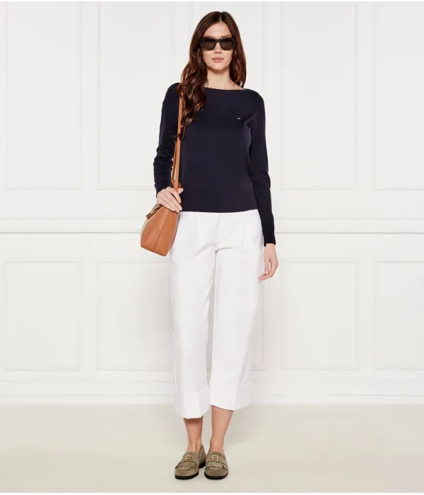 Свитер боа Regular fit Tommy Hilfiger, синий — фото 2