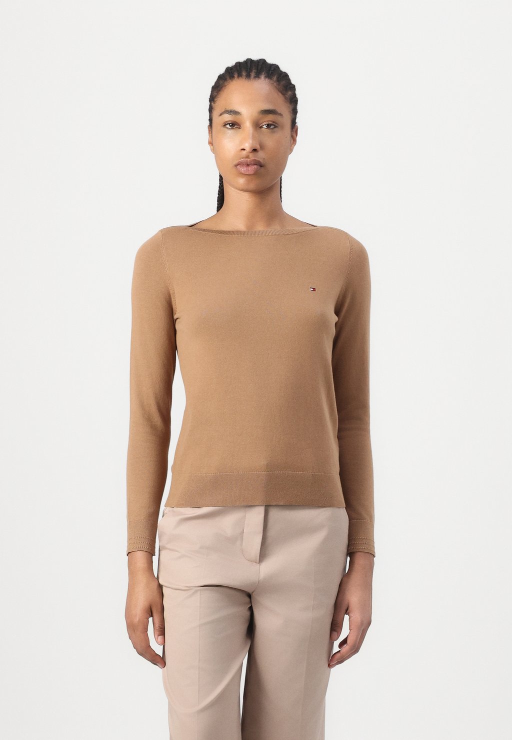 

Джемпер STITCH BOAT SWEATER Tommy Hilfiger, коричневый