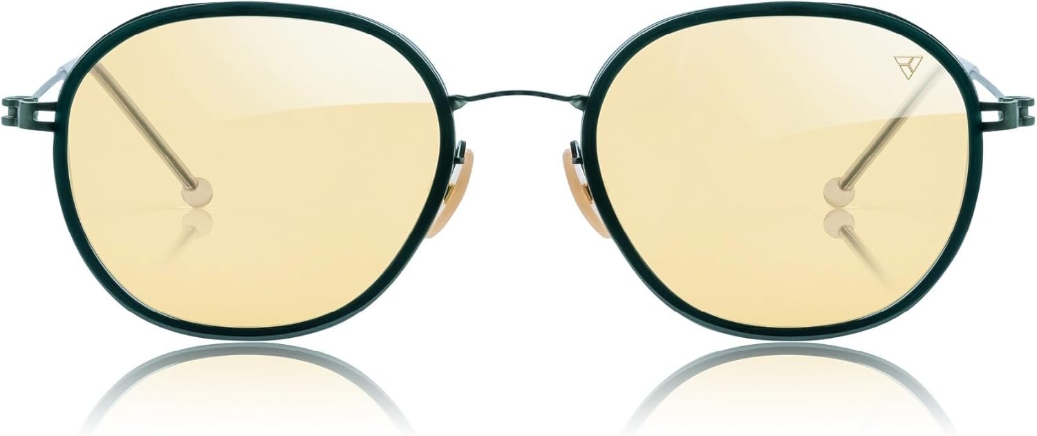 

Очки Hyperlight Fullerene C60 с защитой от УФ-излучения и синего света для мужчин, унисекс, роскошные солнцезащитные очки для женщин, дизайнерские солнцезащитные очки для мужчин HYPERLIGHTOPTICS, Astral Green