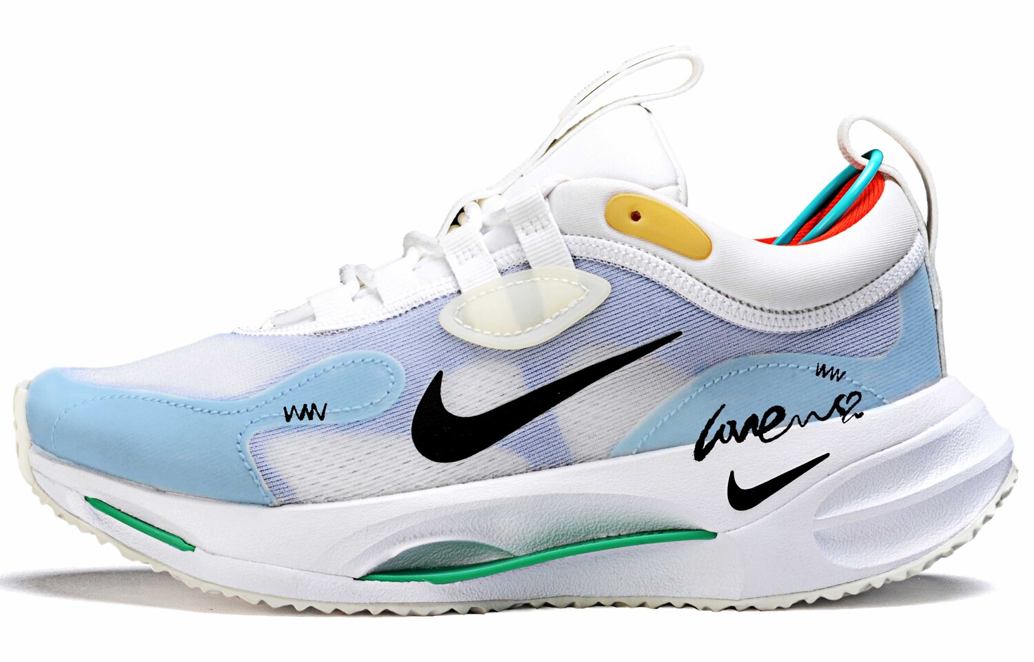 

Кроссовки женские Spark Running Low-top Blue Tint/Blue Joy/Playful Pink/Opti Yellow Nike
