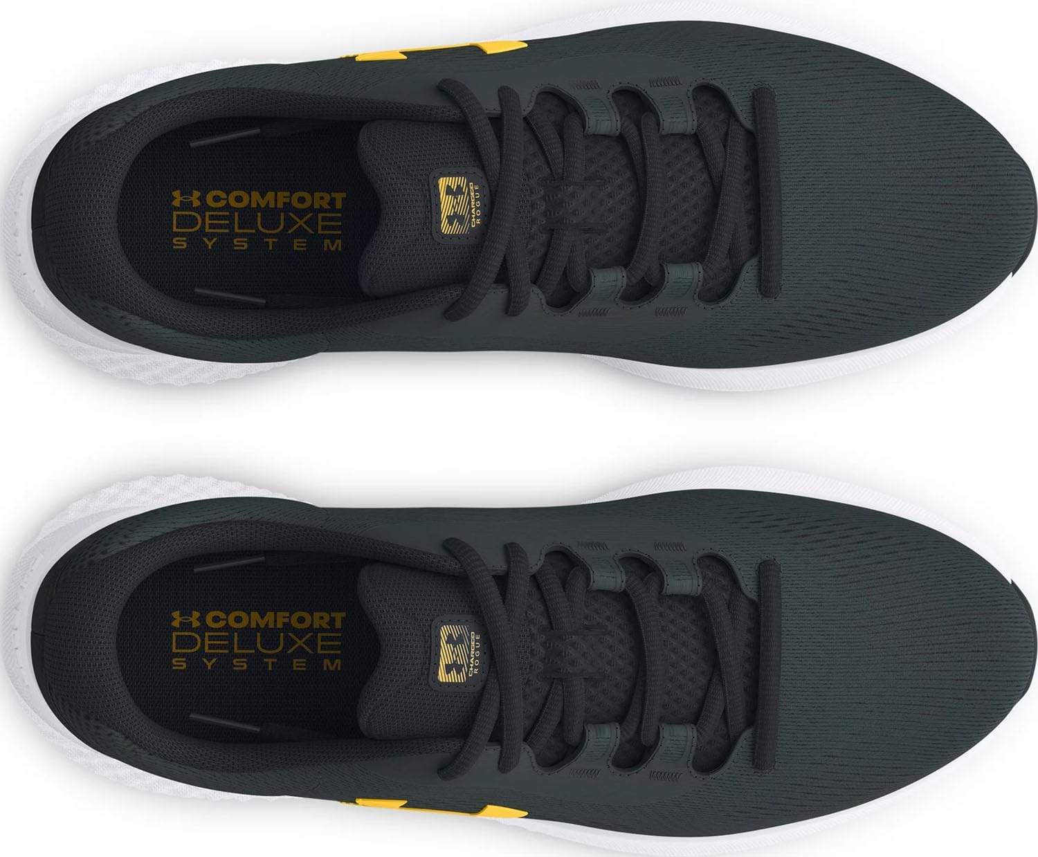 Мужские кроссовки Under Armour Charged Rogue 4, черный/серый — фото 2
