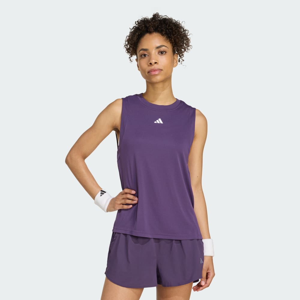 

Спортивный топ Adidas Tennis Climacool+ Match Tank Top, цвет Aurora Plum