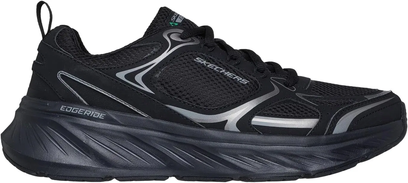 Мужские низкие кроссовки Skechers Edgeride Exodis, Black Mesh Fabric