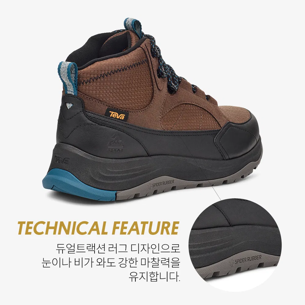 Мужские кроссовки Orolis Rain Drop/Black от Teva — фото 4