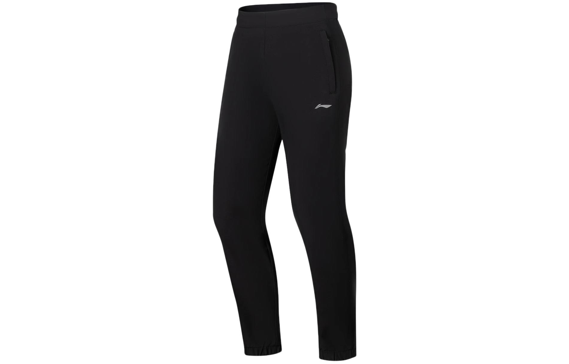 

Коллекция Running Вязаные Спортивные Штаны Женские Черные LINING