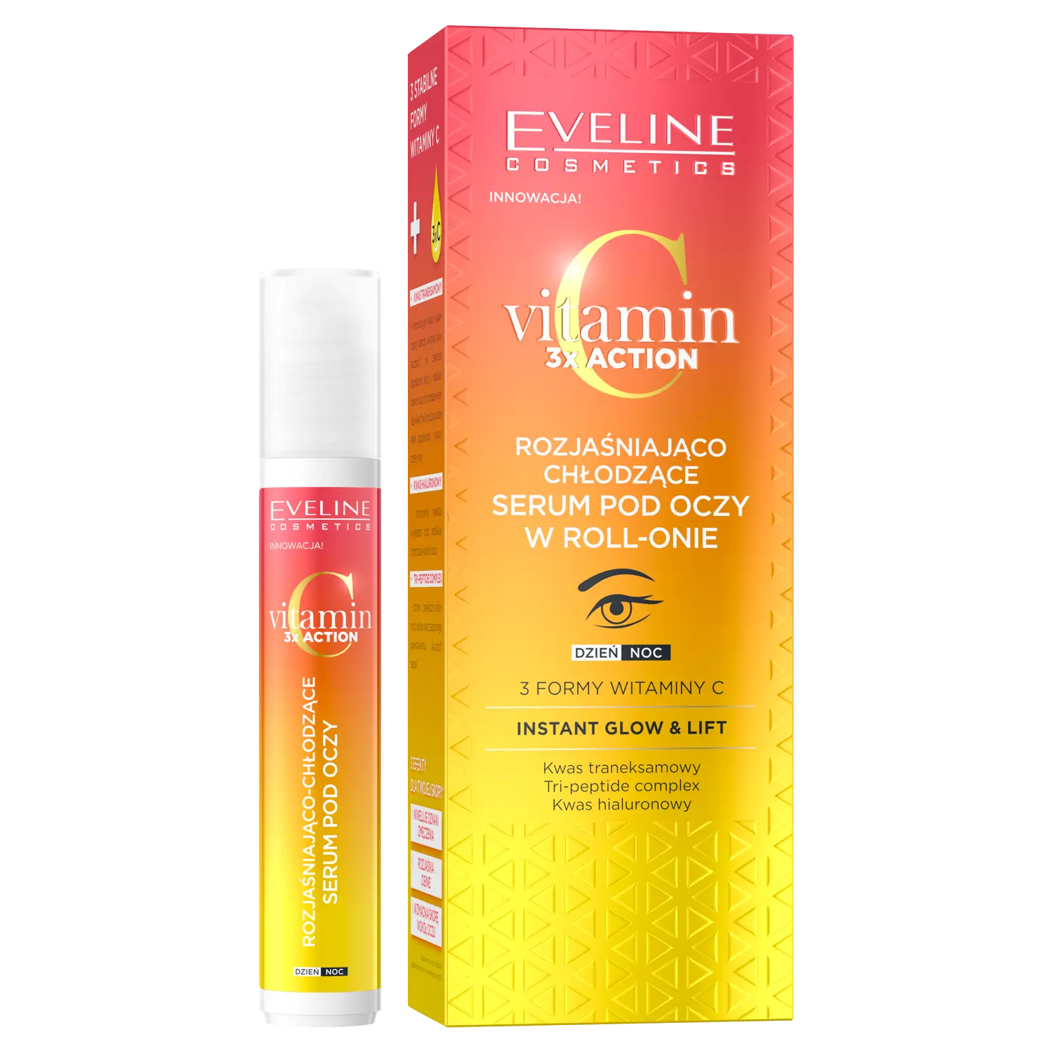 

Шариковый крем для глаз Eveline Cosmetics Vitamin C, 15 мл