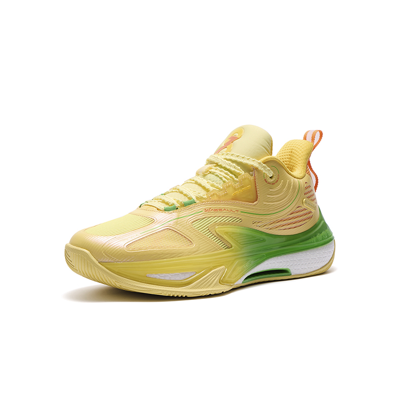 Детские баскетбольные кроссовки Refreshing Yellow/Golden Orange Yellow 361°KIDS, Refreshing желтый/золотой оранжевый желтый — фото 4