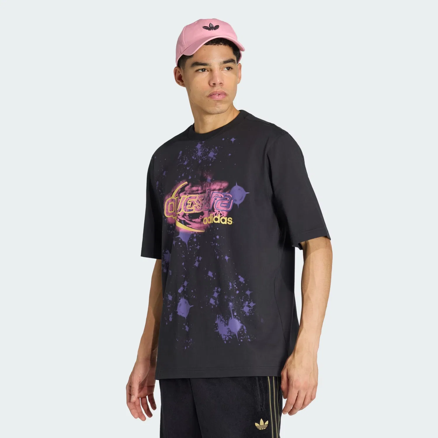 Футболка Adidas Originals Adilenium Season 5 Questra черного цвета — фото 2