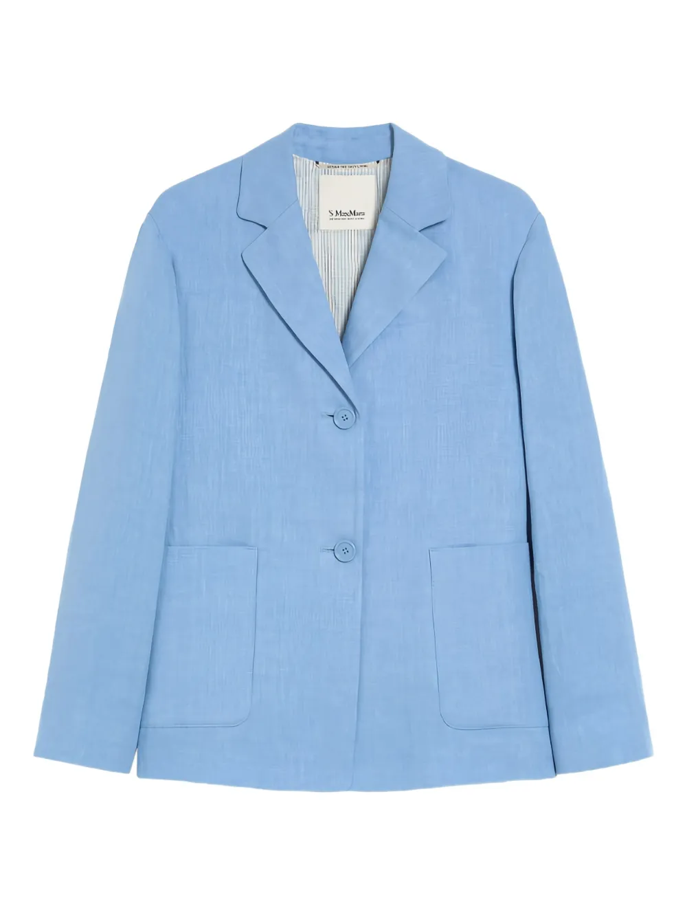 

Льняной пиджак 'S Max Mara, синий