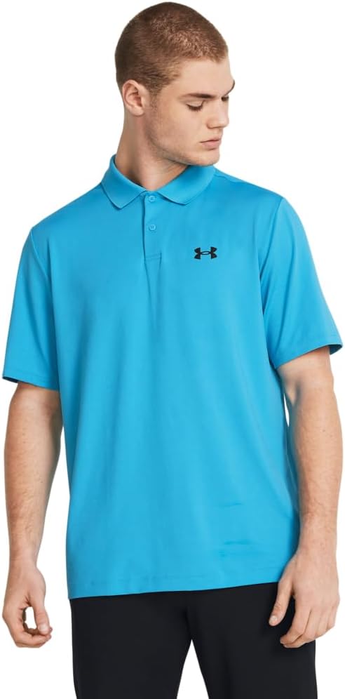 

Under Armour мужская поло Matchplay, (419) Capri/Black, Черный, Under Armour мужская поло Matchplay, (419) Capri/Black