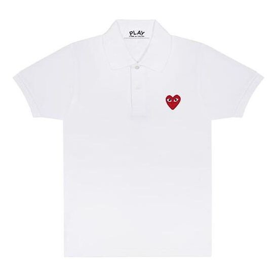 

Рубашка поло polo red emblem 'white' Comme Des Garcons Play, белый