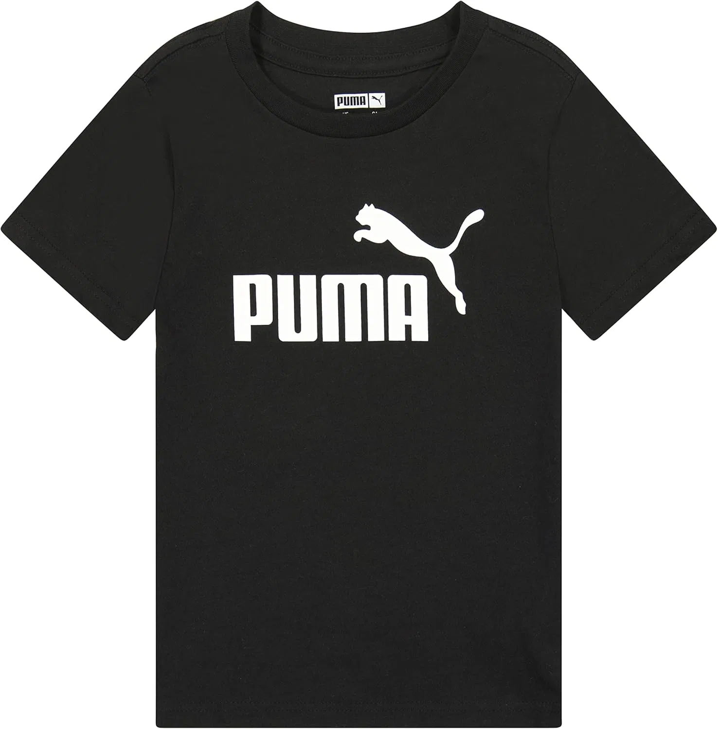 Детская футболка Puma с логотипом № 1, Puma Black — фото 4