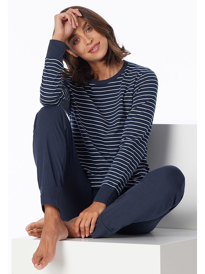 

UNCOVER BY SCHIESSER Темно-синяя пижама