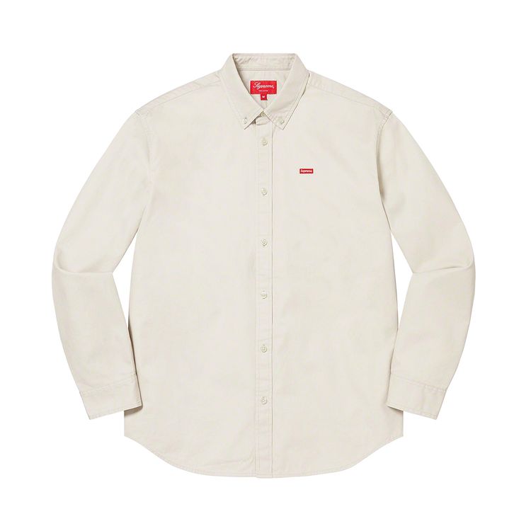 

Рубашка Supreme Small Box Shirt Natural, кремовый