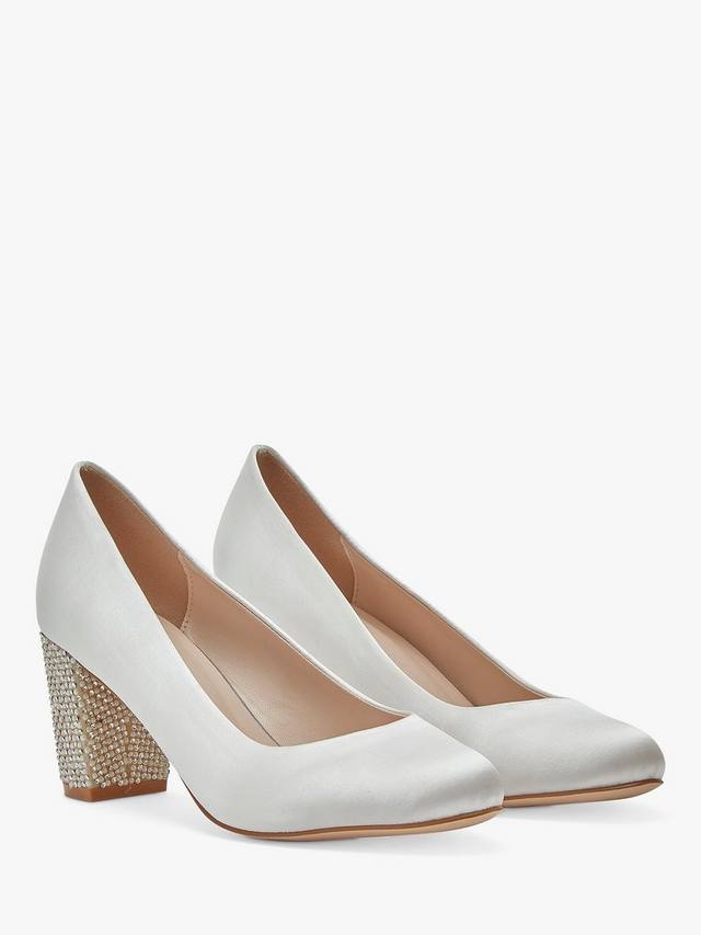 Свадебные туфли-лодочки eloise sparkle Rainbow Club, цвет Ivory Satin — фото 2