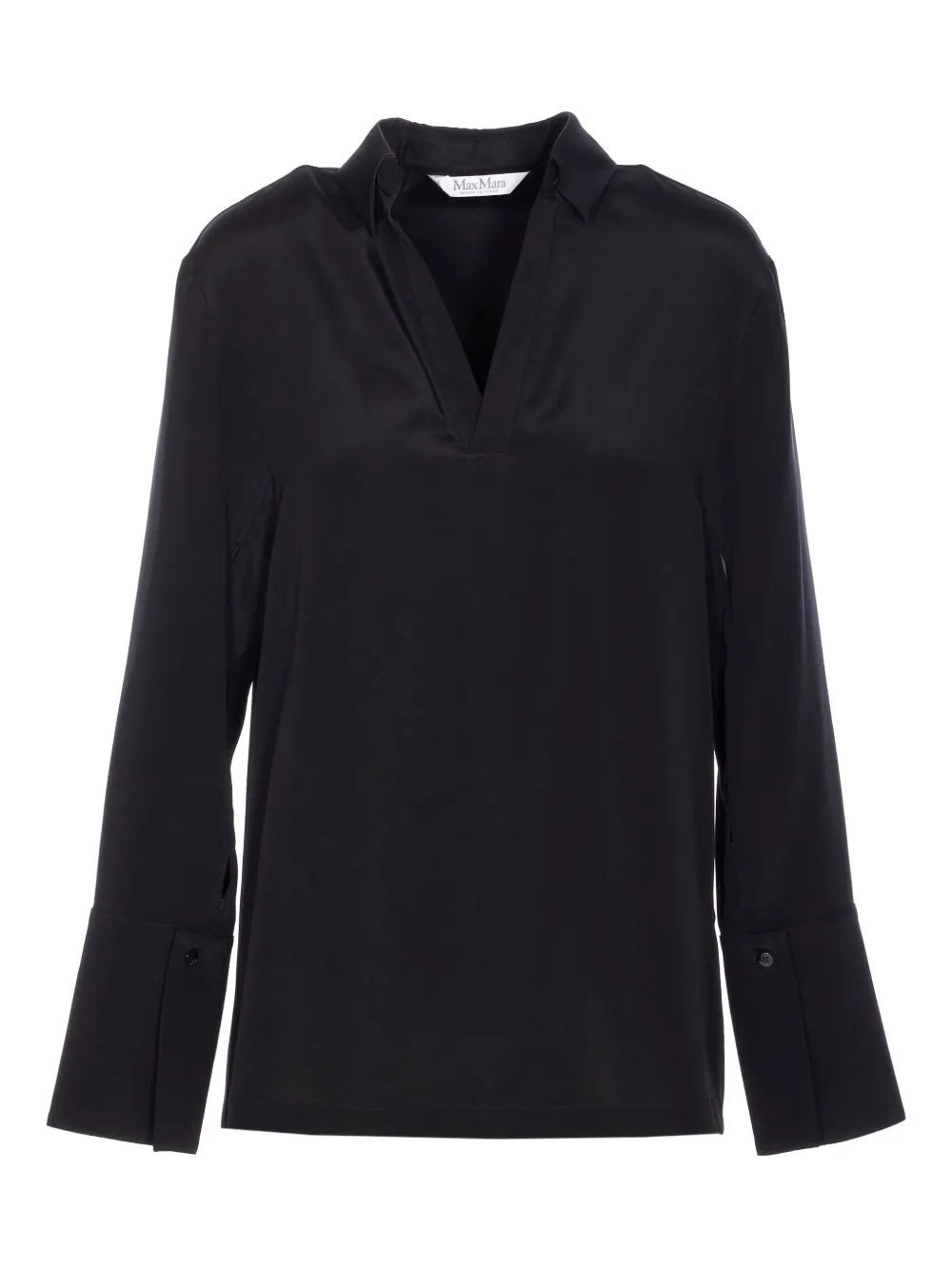 

Топ туники с застегивающимися манжетами MAX MARA, черный