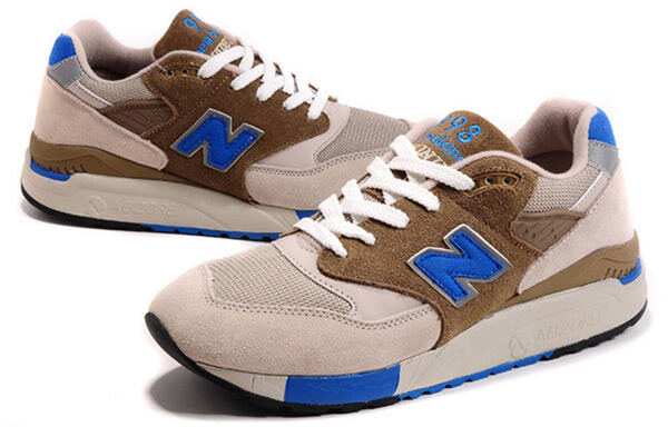 Кроссовки j crew 998 New Balance, серый — фото 3