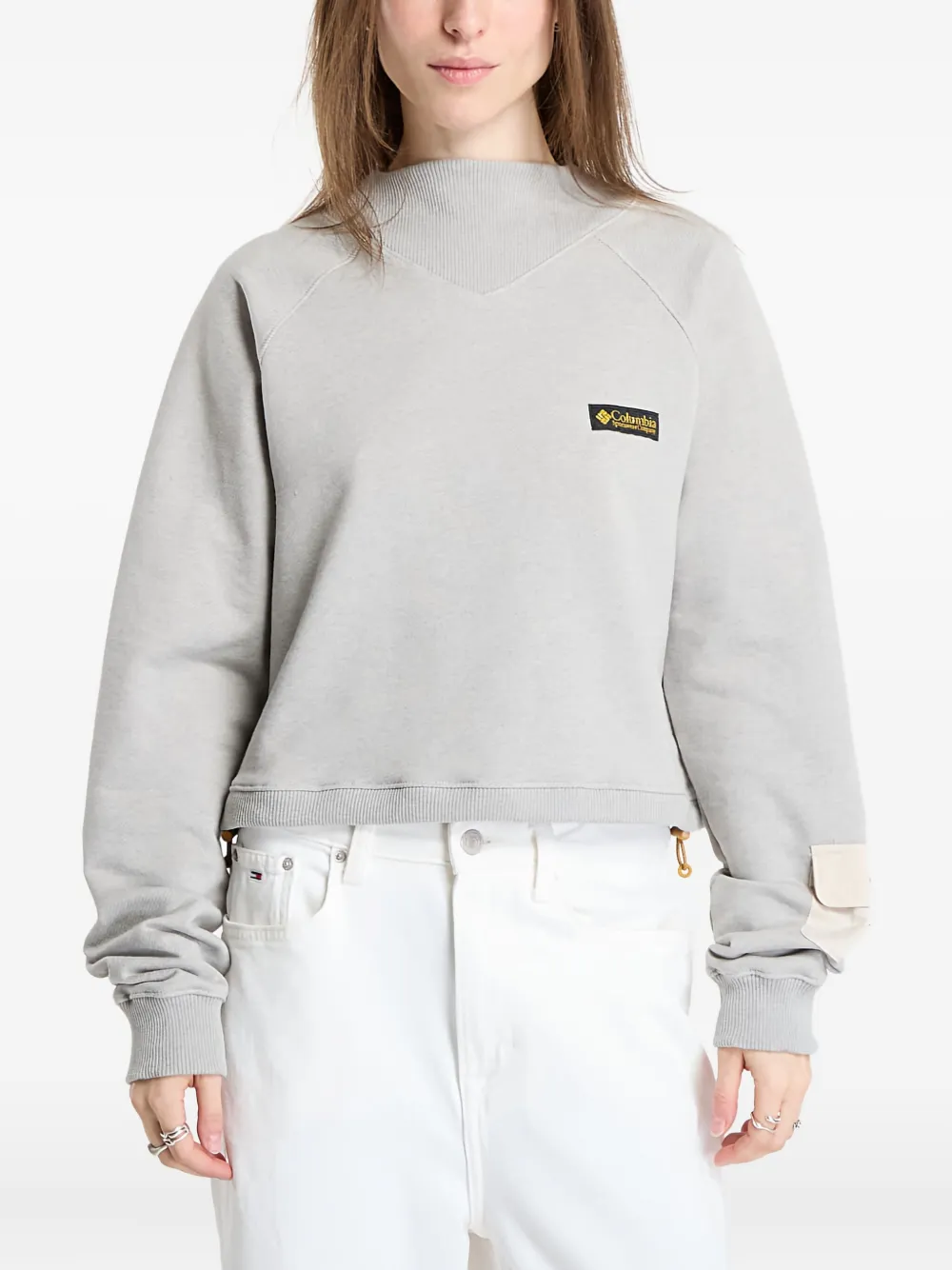 

Свитшот с нашивкой-логотипом Columbia, серый