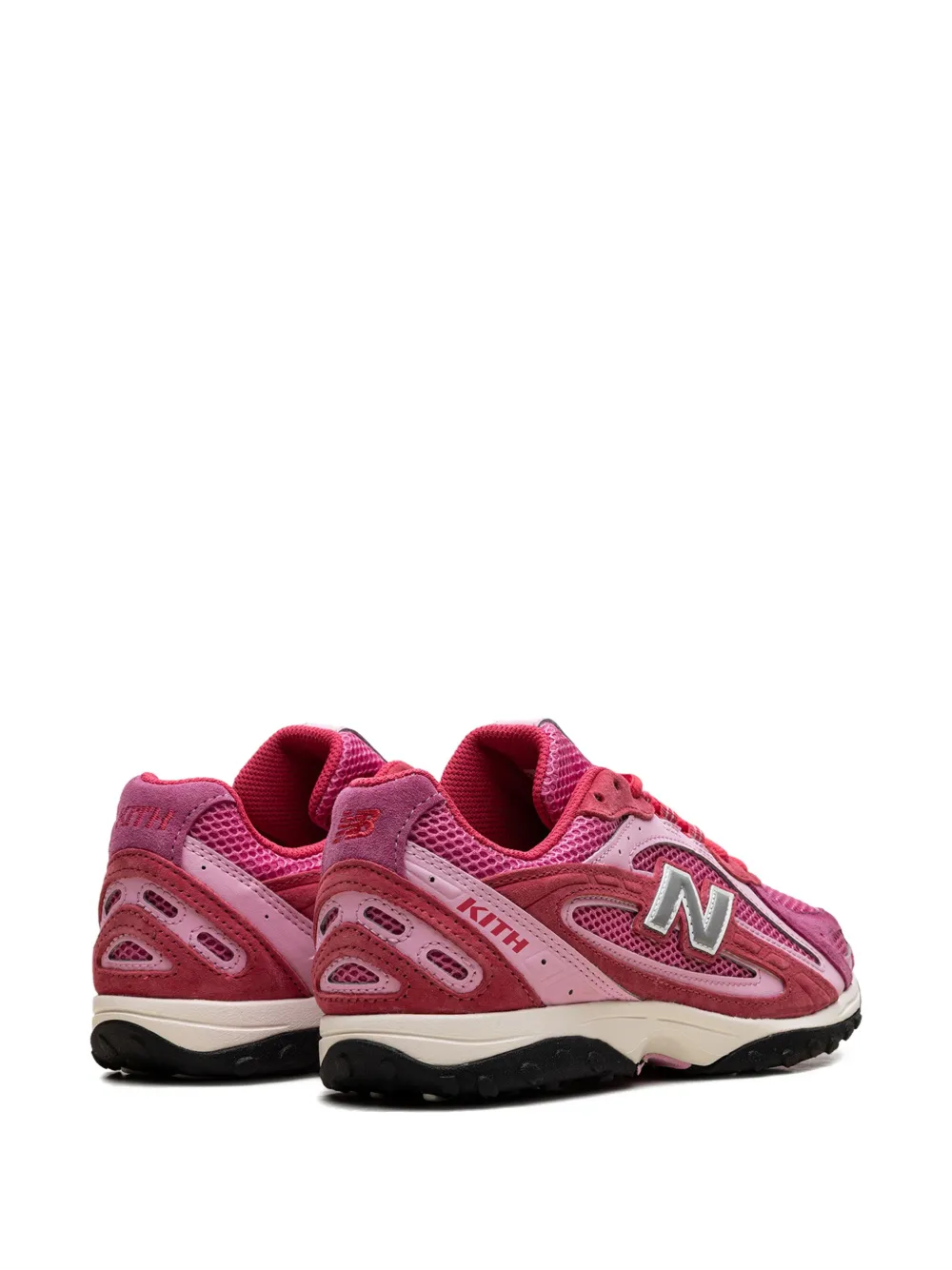 Кроссовки X Kith 204L из замши с сетчатыми вставками NEW BALANCE, розовый — фото 4