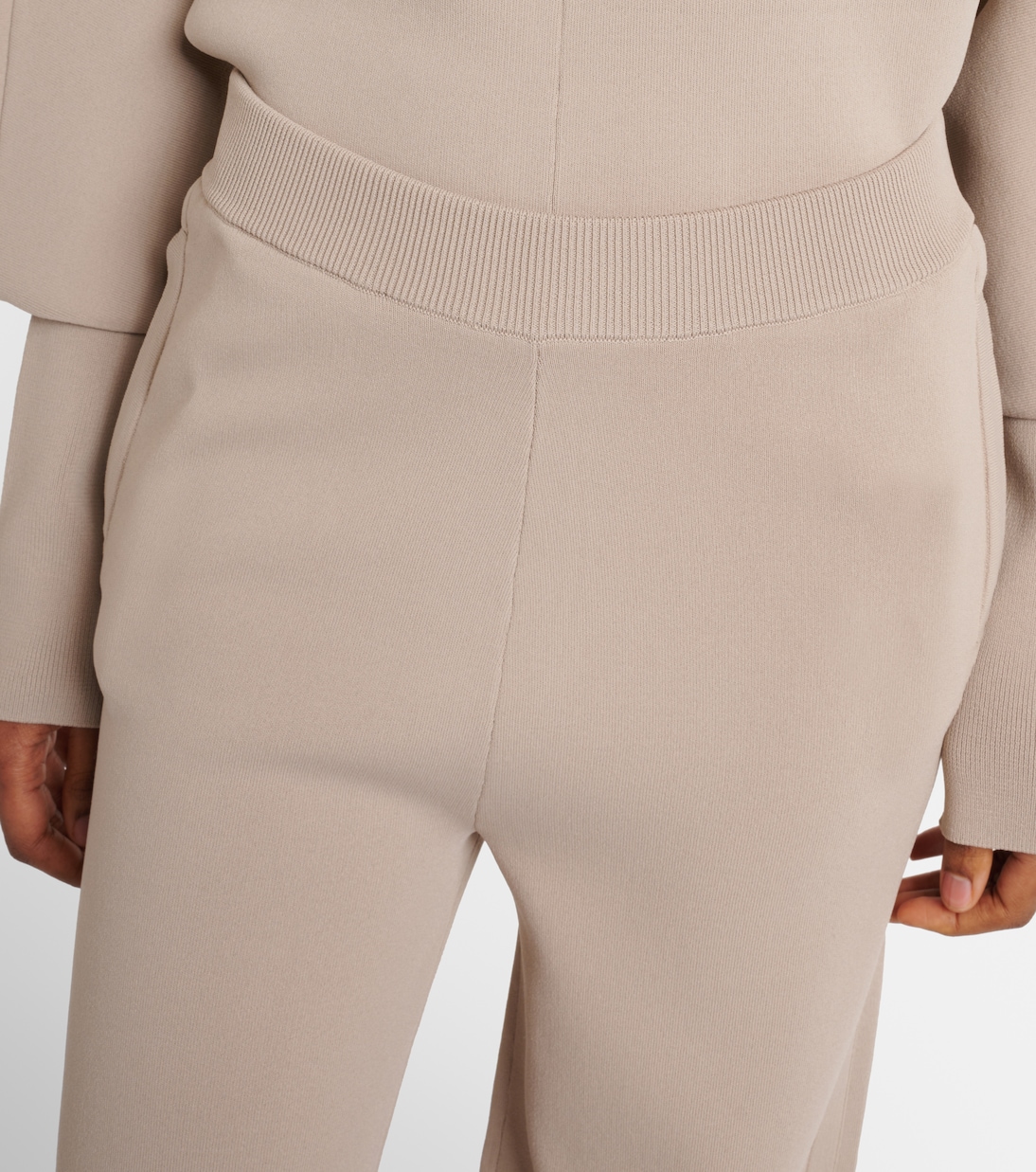 Брюки-широкие штаны из крепа тиррено Max Mara, Cacha — фото 4