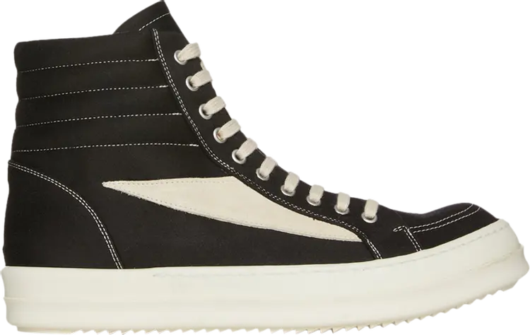 Кроссовки Rick Owens Wmns Lido DRKSHDW Vintage High 'Black Milk', черный