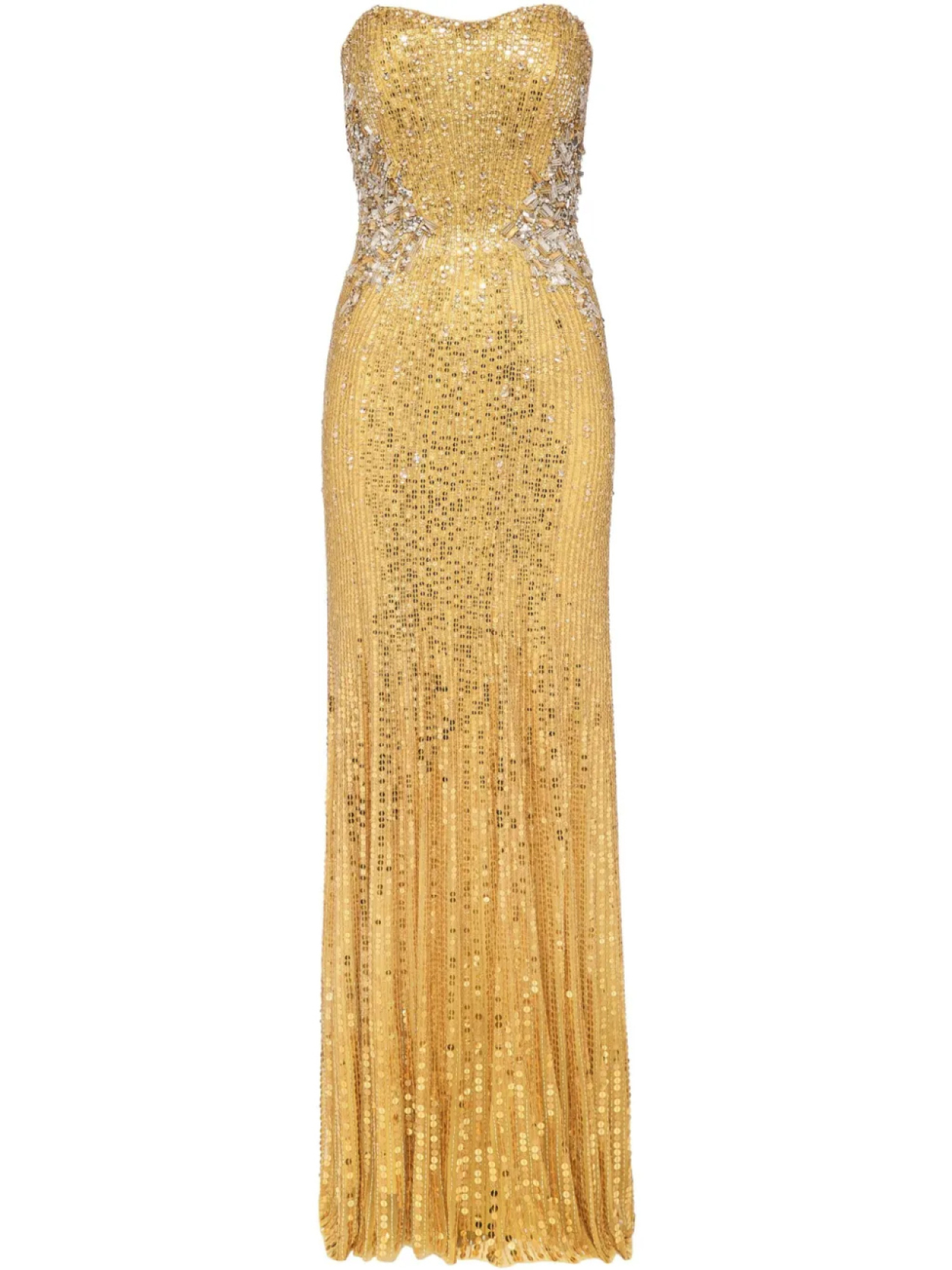 

Jenny Packham платье Topaz, желтый