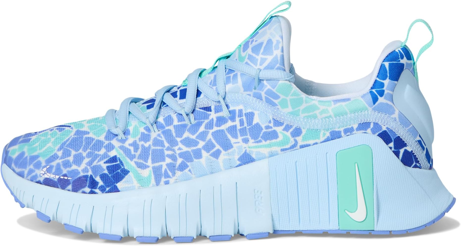 Кроссовки Nike Metcon 6 Amplified, цвет Ice Blue/White/Royal Pulse/Racer Blue/Hyper Turquoise — фото 4