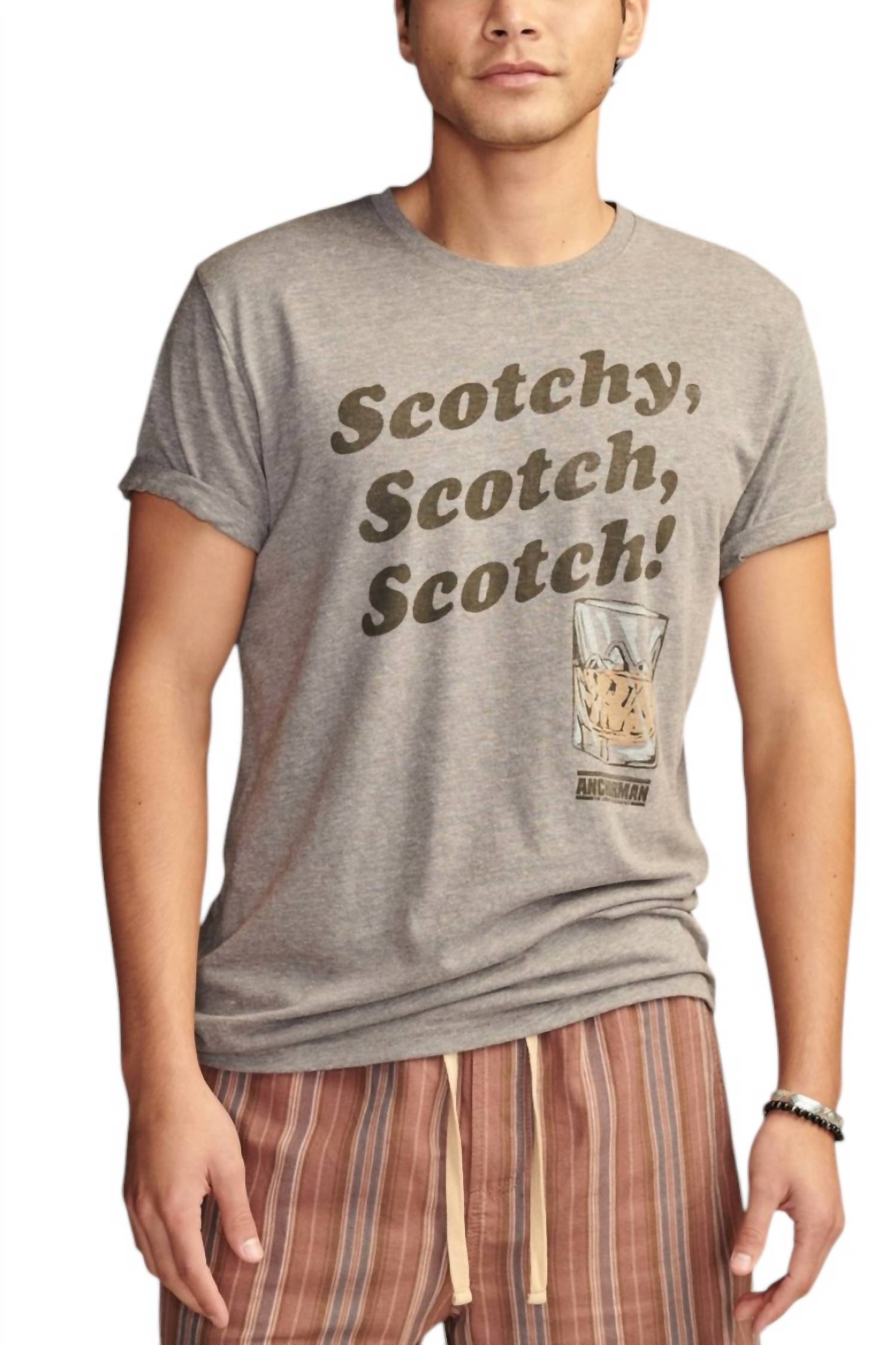 

Футболка Anchorman Scotch серого цвета Lucky Brand