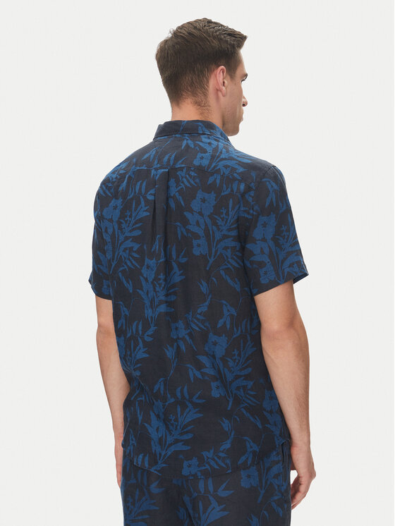 Рубашка обычного кроя Tropical MW0MW38586 Tommy Hilfiger, синий — фото 3
