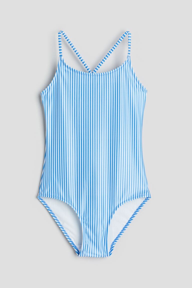 

Купальник с принтом H&M, синий