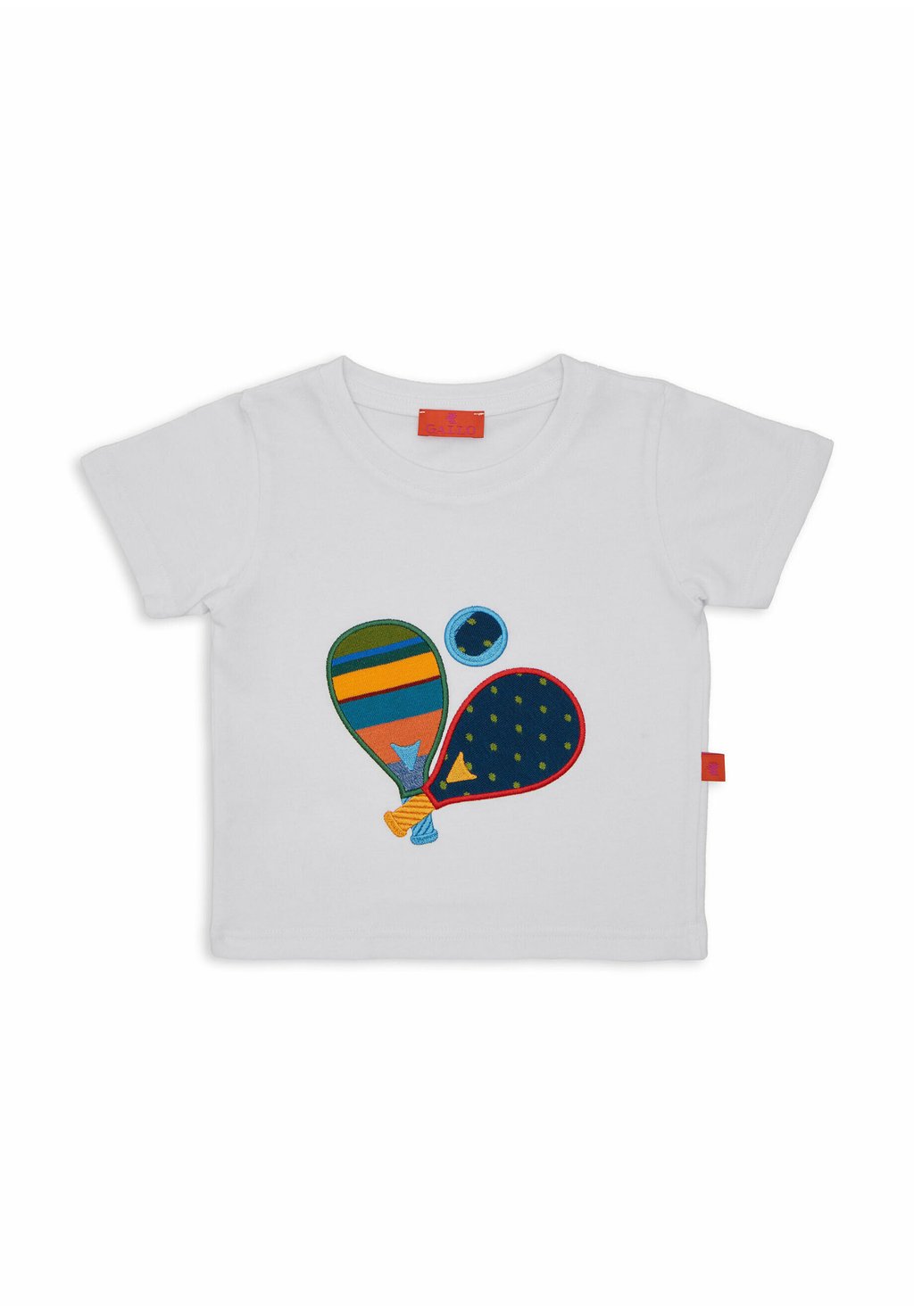 

Футболка с принтом CREW NECK WITH RACKET EMBROIDERY Gallo, белый