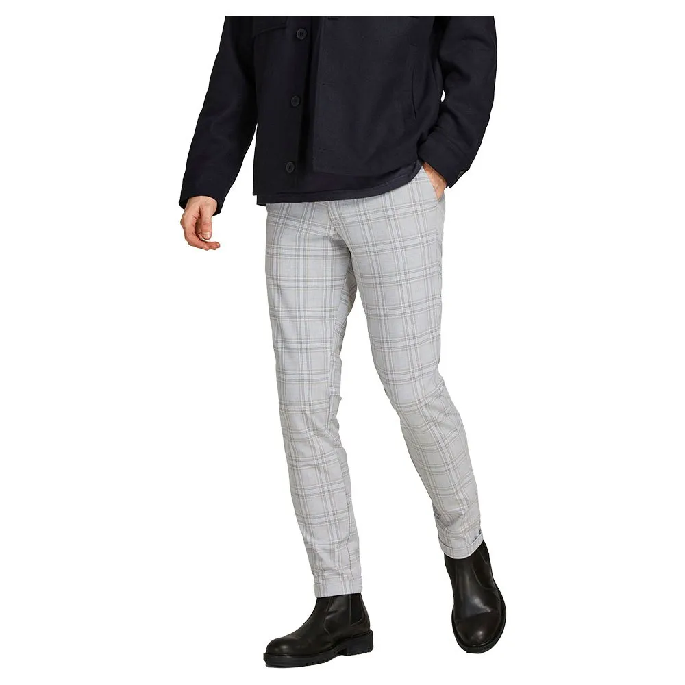 

Брюки Jack & Jones Marco Connor AKM Check SN dress, серый