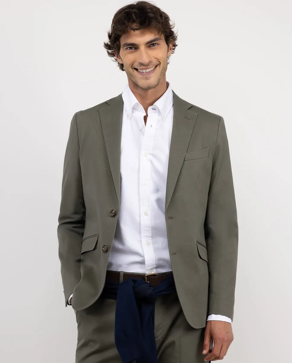 

Мужской скоординированный вываренный пиджак El Ganso, зеленый