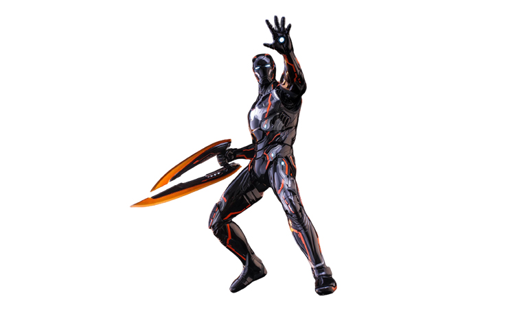 

Железный человек 'Мстители 3: Война бесконечности' сплав, коллекционная кукла масштабные фигурки боевая скорость света orange Hot Toys, Iron Man Battle Lightspeed оранжевый