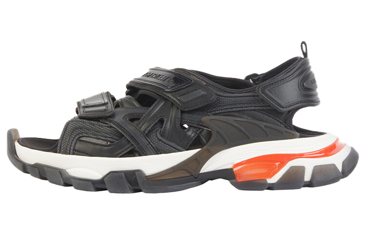 Сандалии пляжные Balenciaga Track 2.0 женские, черный