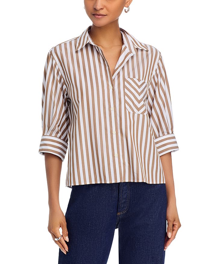 

Блузка в полоску Lucia rag & bone, коричневый