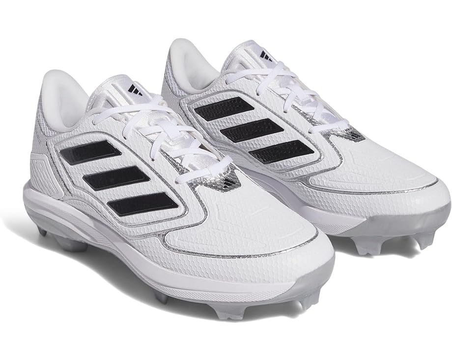 

Кроссовки adidas Adizero Purehustle 3 Softball Cleats, цвет Footwear White/Core Black/Silver Metallic