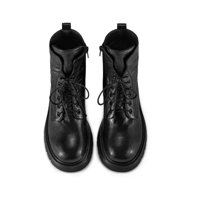 Ботинки Martin Boot женские 7Or9, цвет Black Gold Crisp - Black - 5cm — фото 4