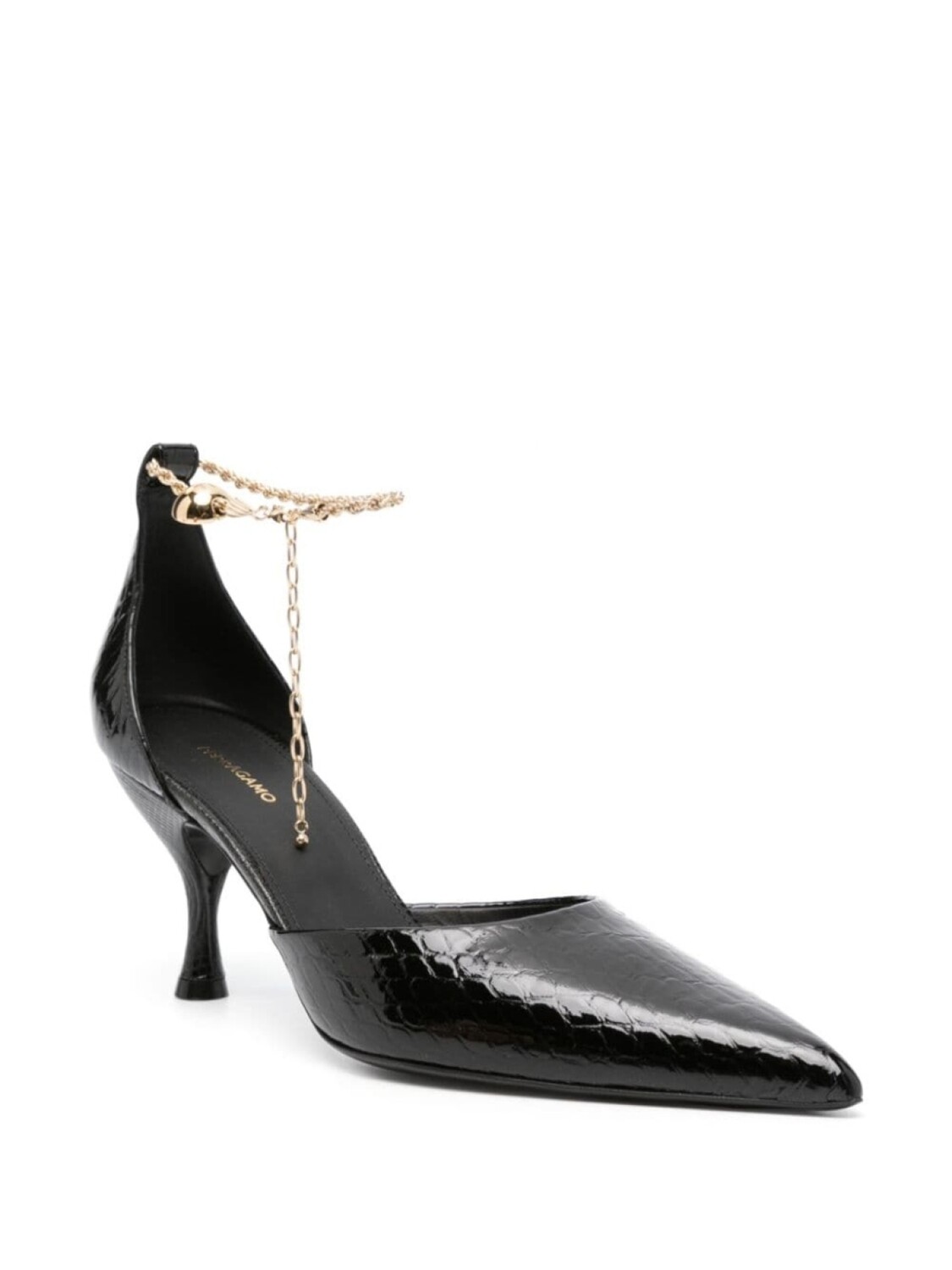 Ferragamo туфли с логотипом, черный