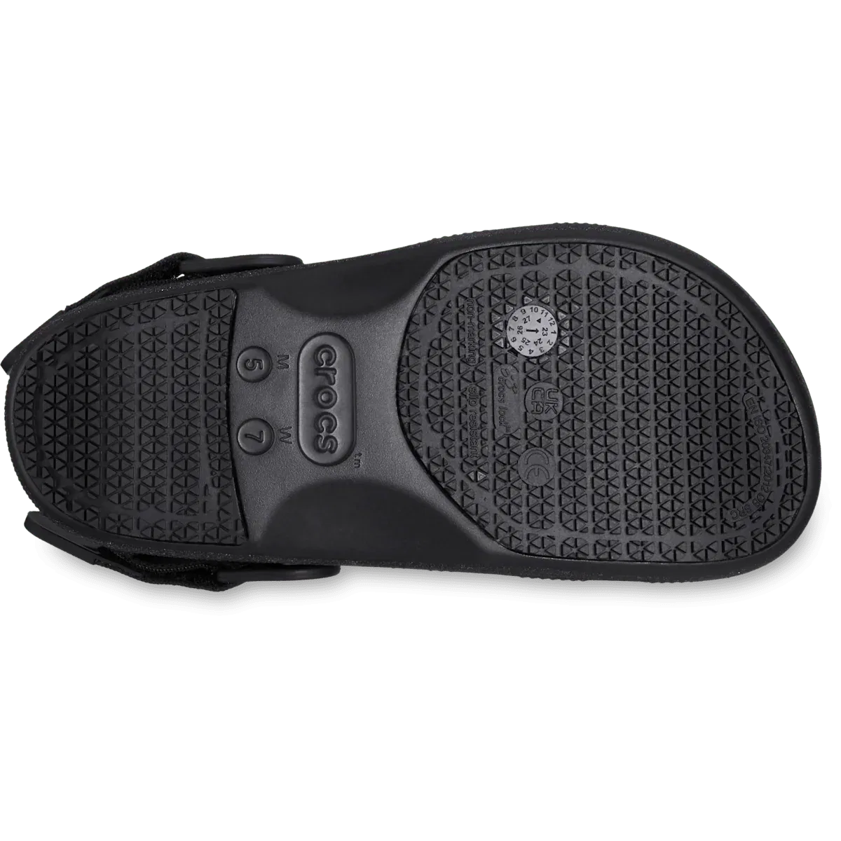 Классические рабочие графические сабо Crocs PFD, Quartz/Multi — фото 4
