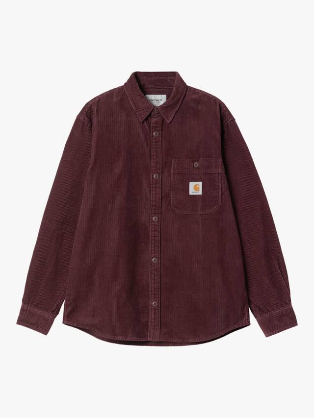 

Хлопковая рубашка с длинным рукавом и воротником флинт Carhartt WIP