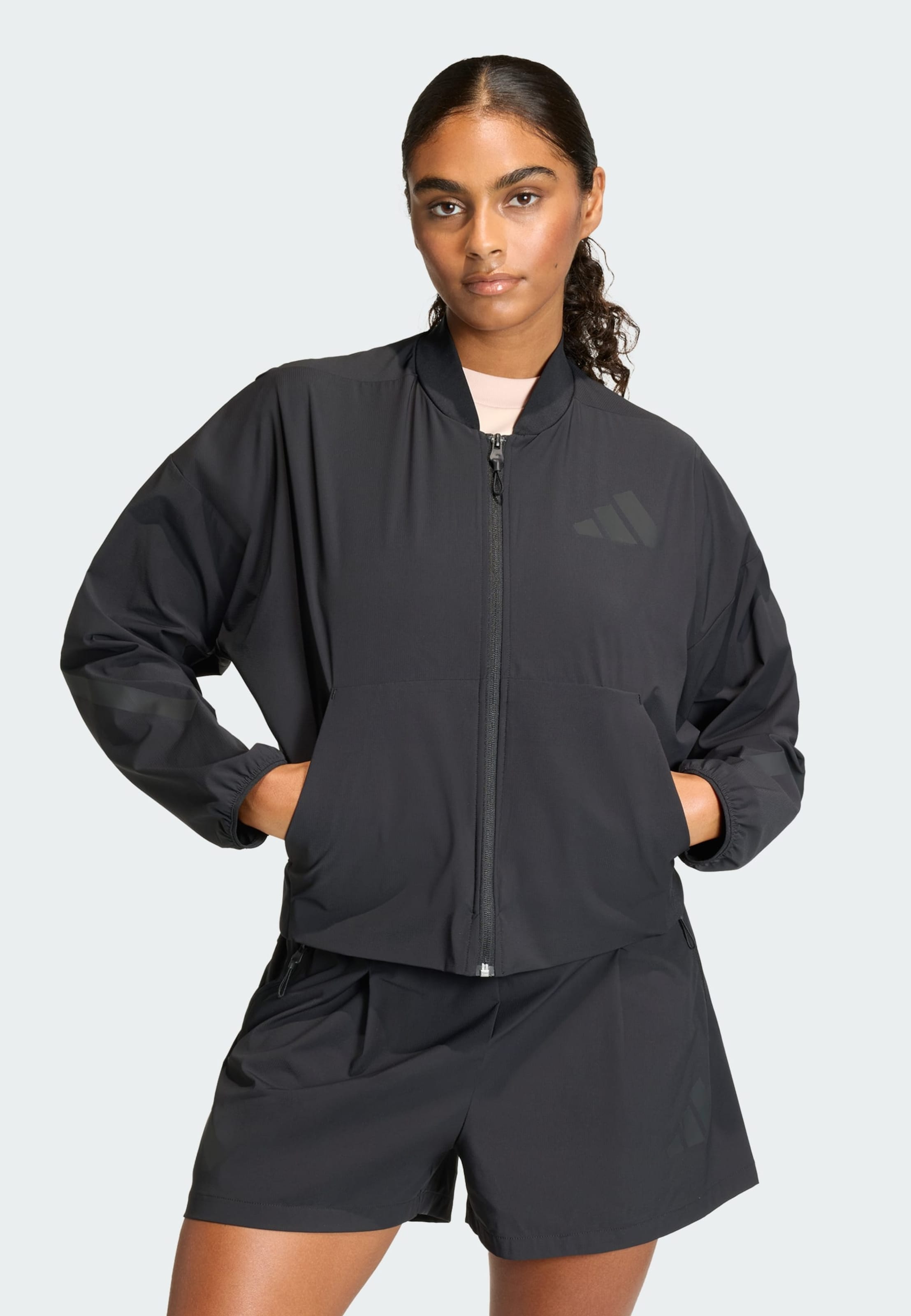 Adidas Sportswear Куртка Performance 'Z.N.E.' в черном цвете — фото 2