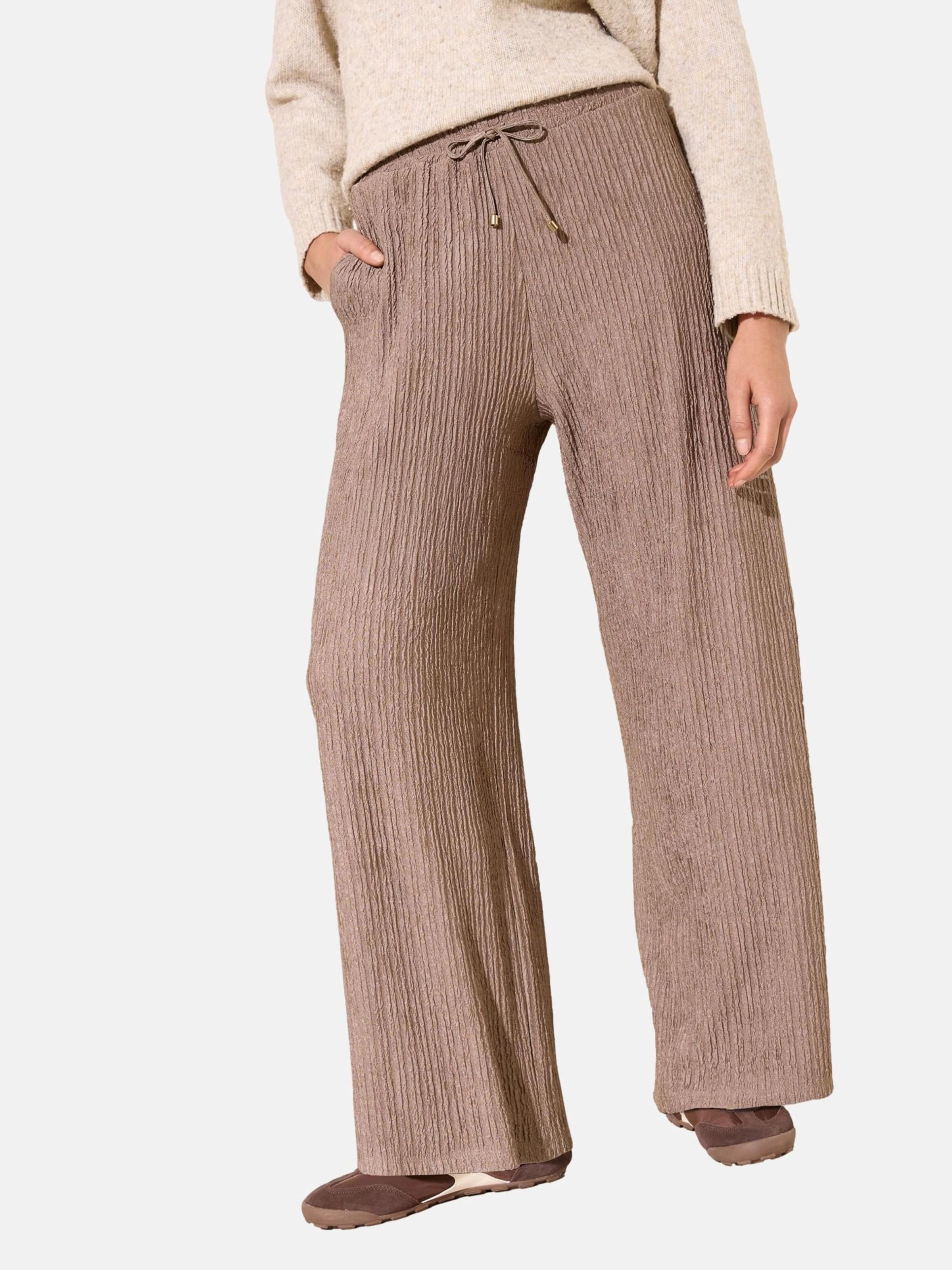 

Friends Like These Широкие брюки в темно-бежевом цвете