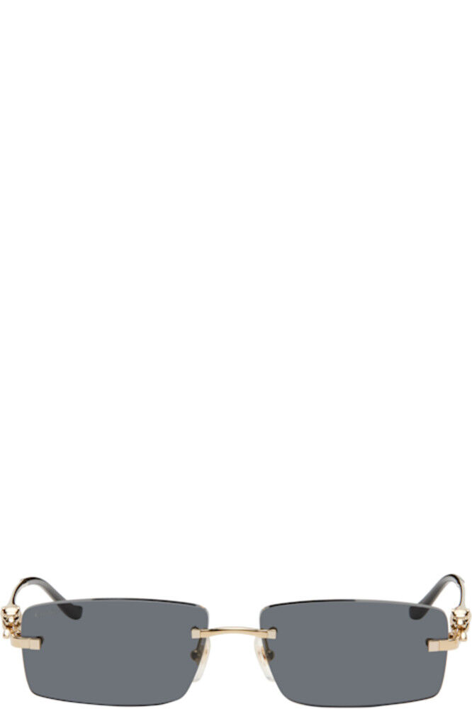 

Золотые солнцезащитные очки Panthère de Cartier