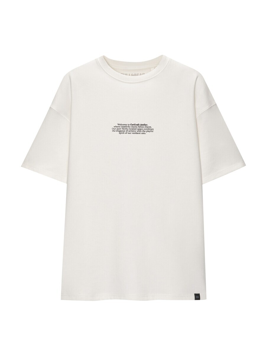

Футболка Pull&Bear, белый
