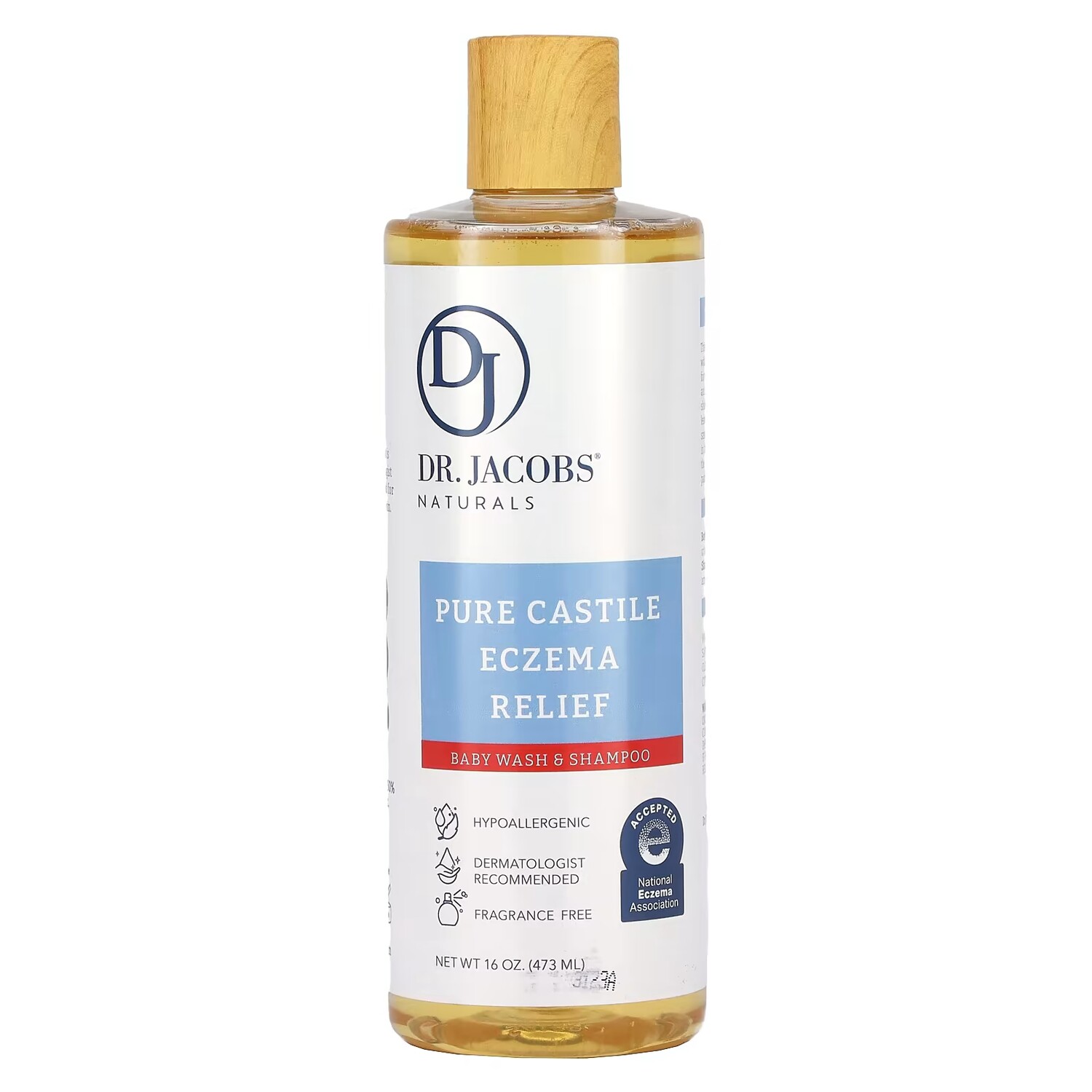 

Гель для душа и шампунь Dr. Jacobs Naturals Pure Castile Eczema Relief, 473 мл
