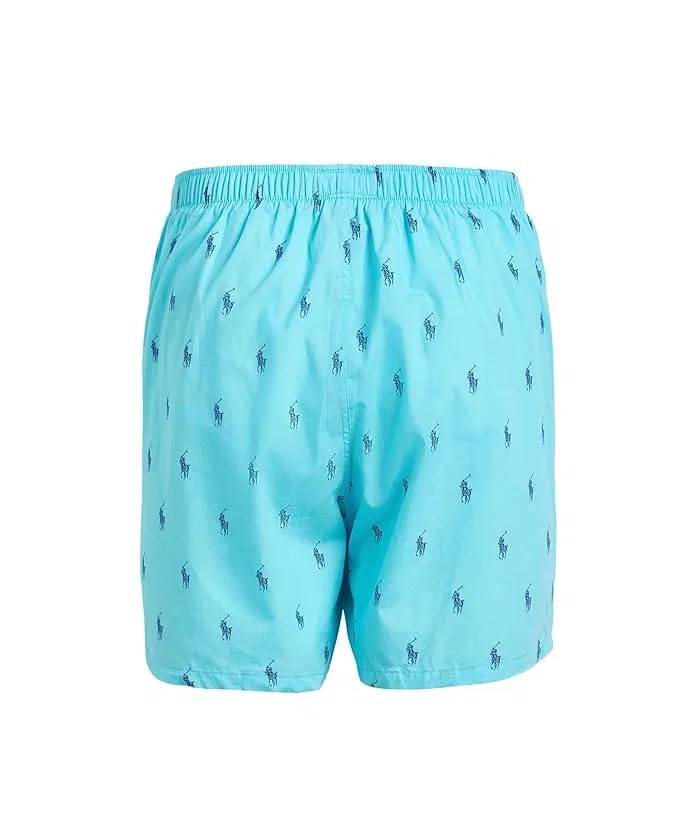 Трусы Woven Boxers Polo Ralph Lauren, Hammond Blue/Greendale Plaid/Vineyard Green — фото 2