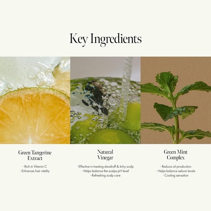 Средство для волос Lime Sunday Refresh Hair Vinegar with Vitamin C and Green Mint for Deep Conditioning — фото 3