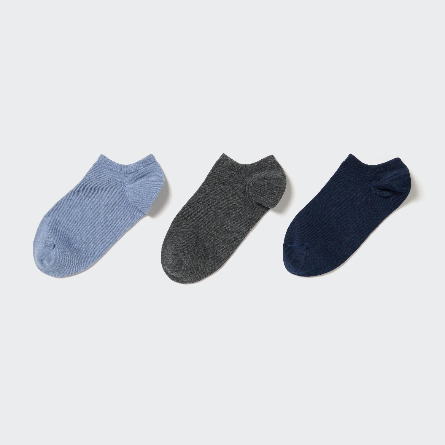 

Короткие носки 3 пары UNIQLO, синий, Серый, Короткие носки 3 пары UNIQLO, синий