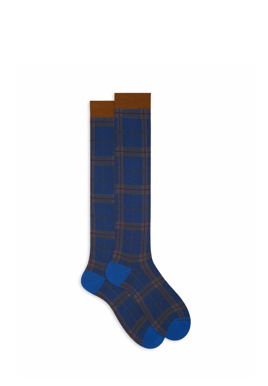 

Гольфы WITH TARTAN MOTIF Gallo, светло-голубой
